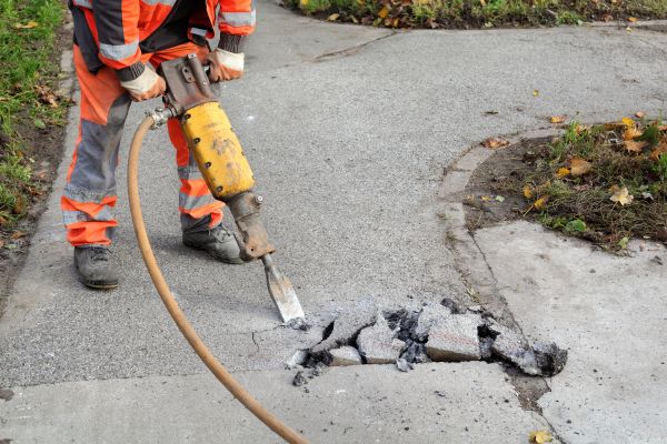Concrete Sidewalk Removal in Abilene