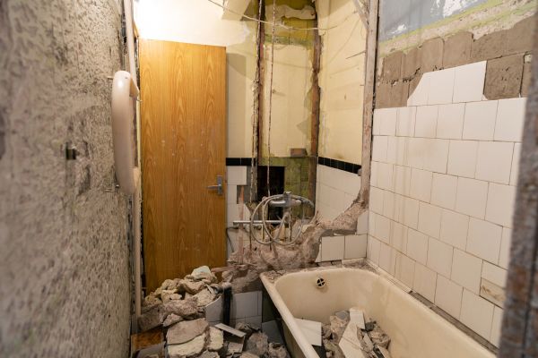Shower Tile Demolition in Abilene