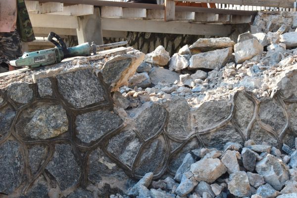 Retaining Wall Demolition in Abilene