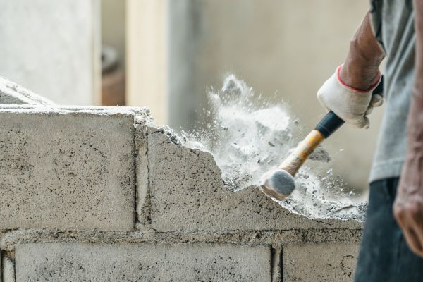 Block Wall Demolition in Abilene